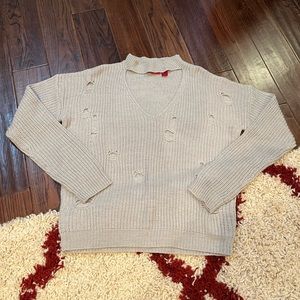 Daytrip Distressed Sweater